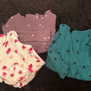 Set of Three Toddler Girl Dresses